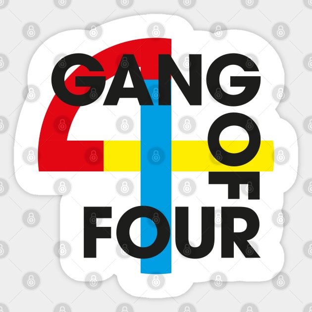 Gang of Four Sticker by ProductX